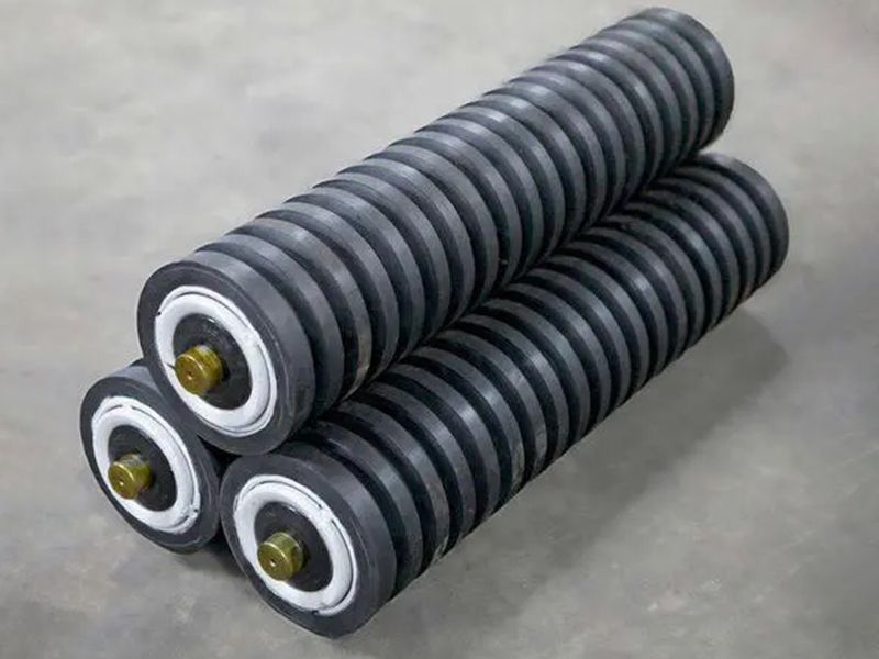 緩沖托輥 耐磨性好 規格齊全，量大從優(yōu) 直接出廠(chǎng)，歡迎咨詢(xún)！